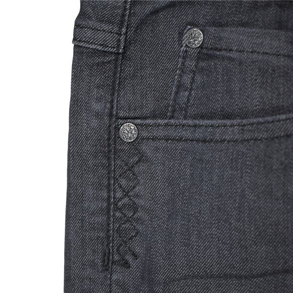 NWT Prana Jada stretch denim jean dark charcoal gray mid-rise sz sz 18 tall - Picture 5 of 10